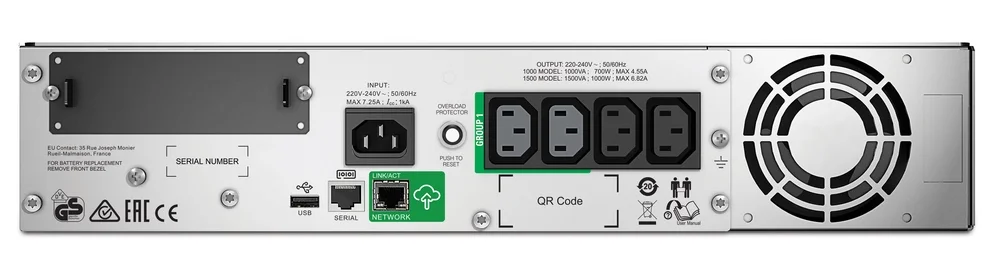 Ups Apc Smart-Ups 1000va Lcd Rm 2u 230v With Smar.