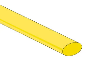 Shrinkable Tube 9.5mm - Green/Yellow - 25 Pcs