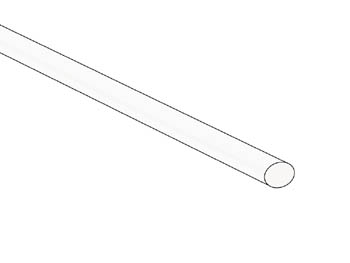 Shrinkable Tube 3.2mm - White - 50 Pcs