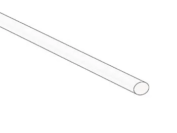 Shrinkable Tube 3.2mm - White - 50 Pcs
