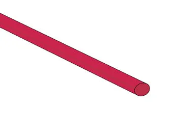 Shrinkable Tube 3.2mm - Red - 50 Pcs