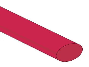 Shrinkable Tube 12.7mm - Red - 25 Pcs