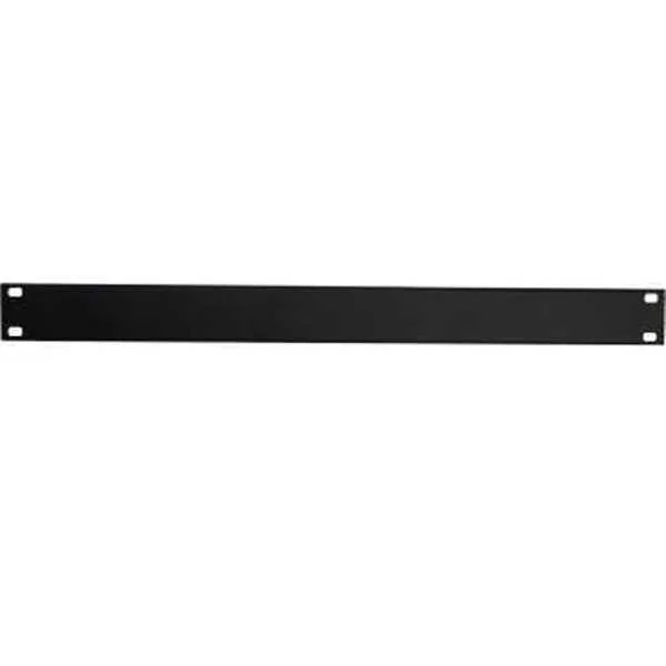 Wp Rack Blank Panel 1u, Black Ral 9005