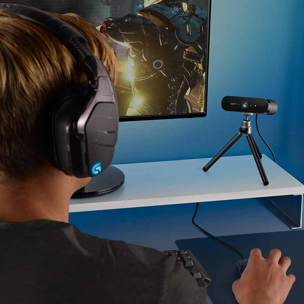 Logitech Hd-Webcam Brio 4k Gaming Streaming Edition Black