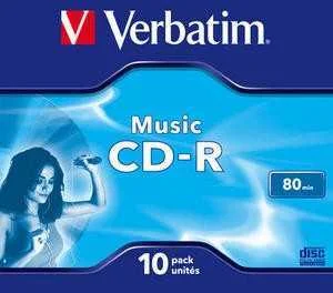 Verbatim Cd-R Audio 16x 80min Pack 10 