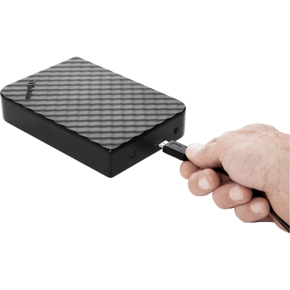 Verbatim Store 'n' Save Hard Drive - 4 Tb - Usb 3.0 - Black