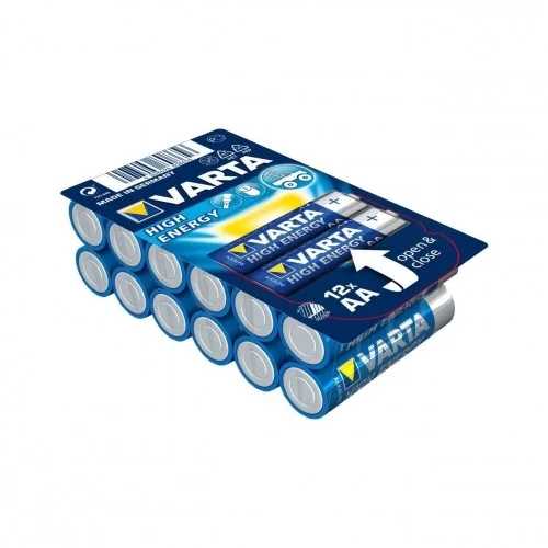 Pilhas Varta Longlife Power AA - Lr06 Caixa 12 Unid. Ø14,5x50,5mm