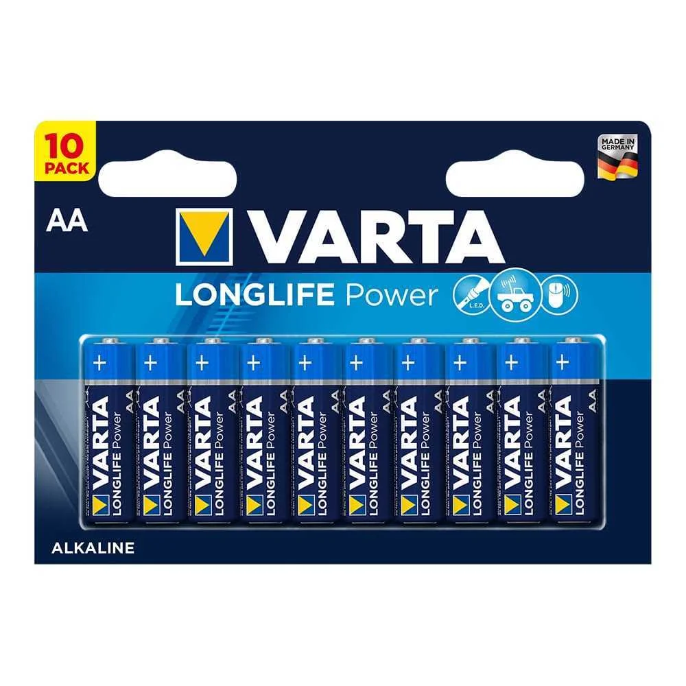 1x10 Varta Longlife Power Mignon AA Lr06