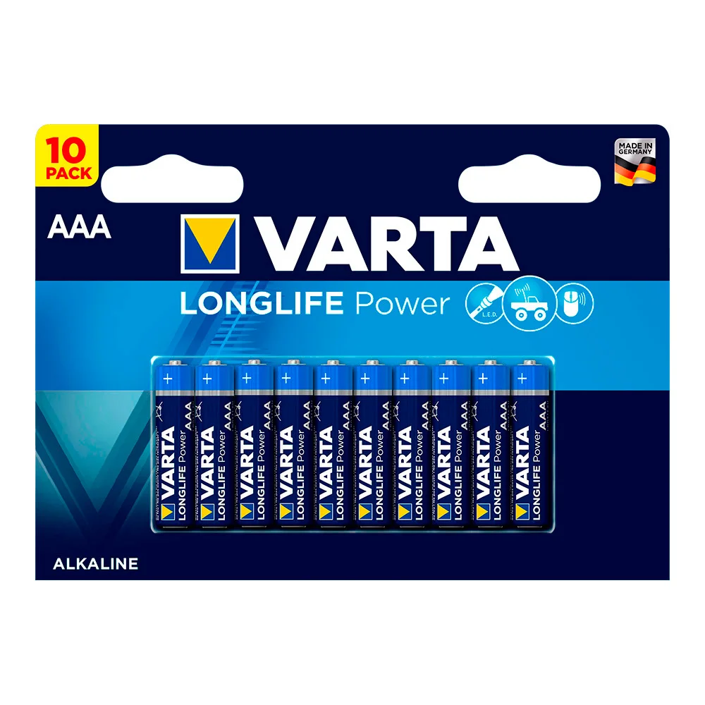 Pilhas Varta High Energy Aaa Lr03 Pack 10 Uni