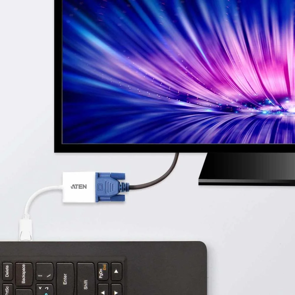 Cabo DisplayPort - VGA 0,15 m Branco