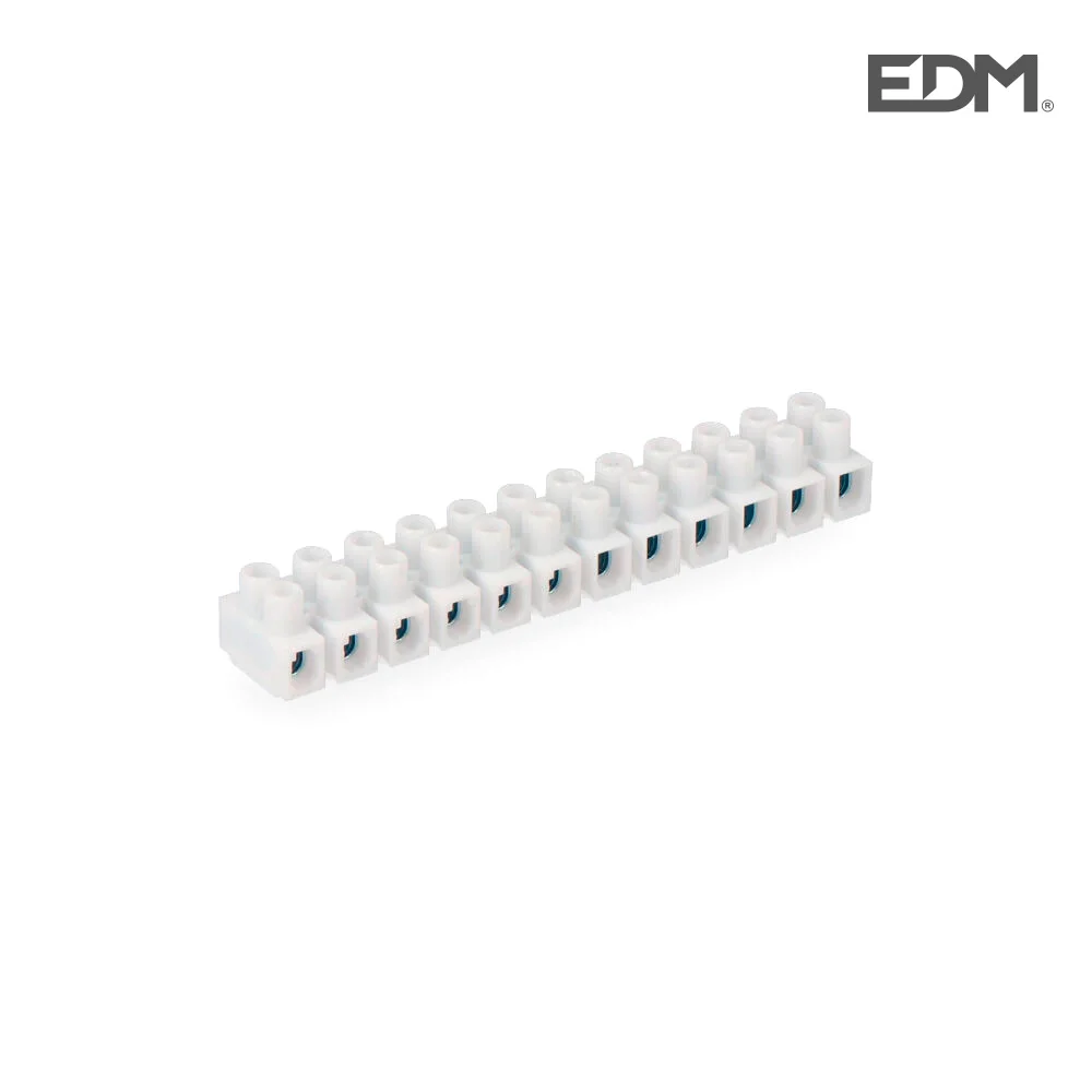 Régua de Junção de 2,5mm a 4mm Homologada Branca Edm
