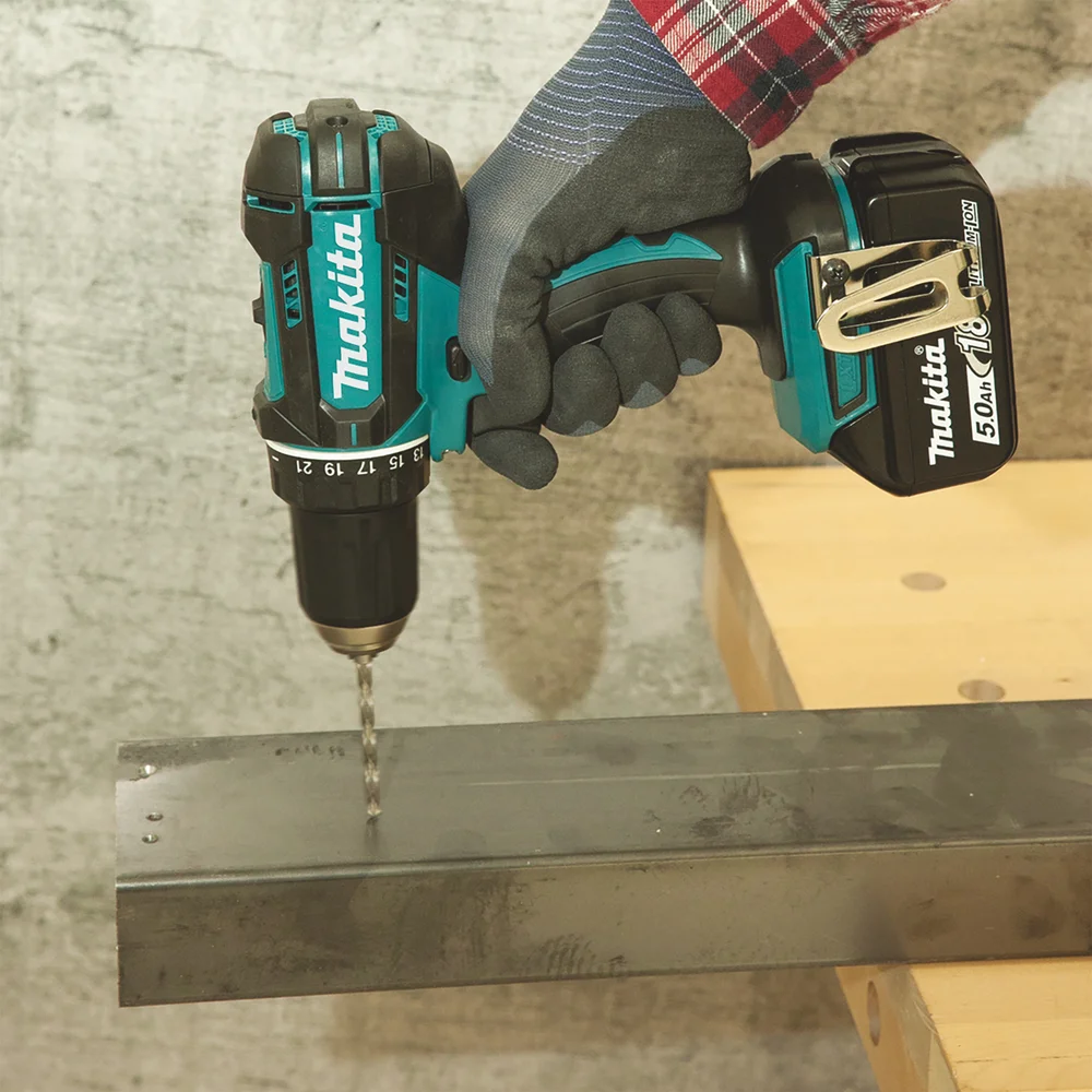 Makita Ddf482rfj 18v 2x Bl1830b Cordless Drill Driver