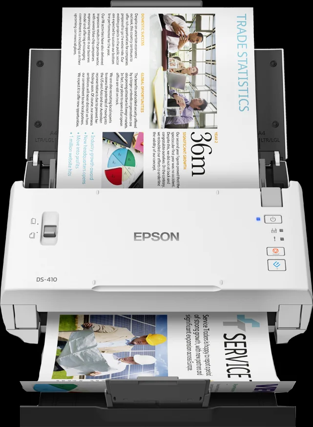 Esc&aacute;ner Documental Epson Workforce Ds-410 Con Ali.