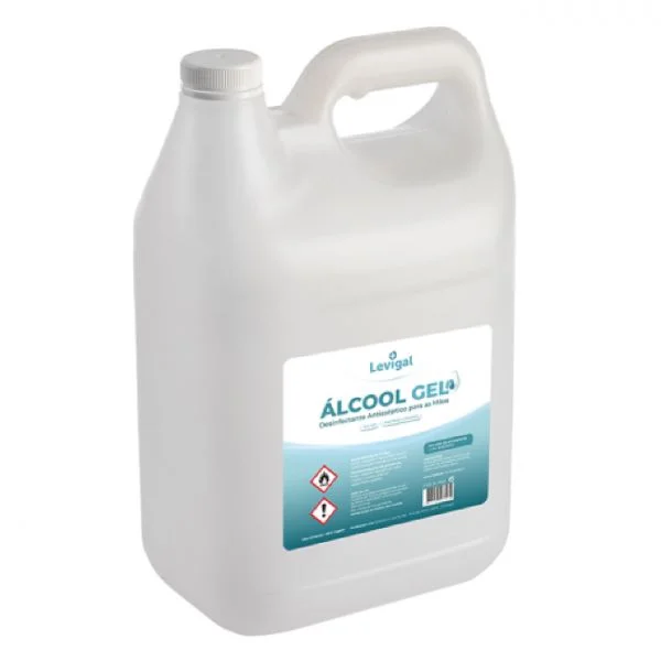 Álcool Gel Antisséptico 70% Levigal 5lt