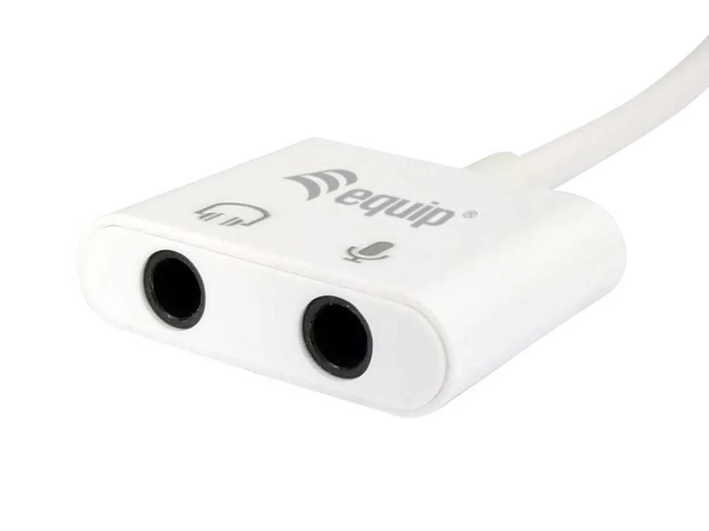 Equip Adapter Usb-C -> Audio    2x3-Pin 3.5mm St/Bu 0.15m Ws