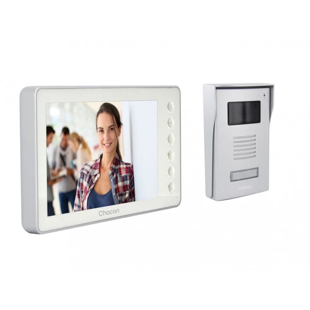 Videoporteiro 7" 2 Fios Branco