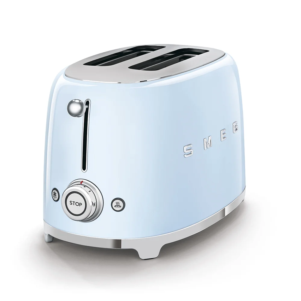 Smeg Toaster 2x2 50?style Blue Tsf01pbeu