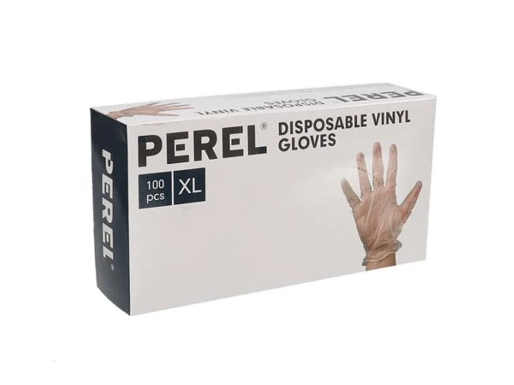 Luvas Descartáveis em Vinil - Tamanho Xl 100pcs