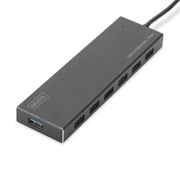 Digitus Usb-Hub    7-Port 3.0->7xa3.0 M.Netzteil     Schwarz