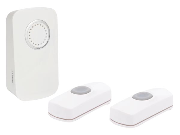 Timbre Inalámbrico Con Batería Y 2 Botones