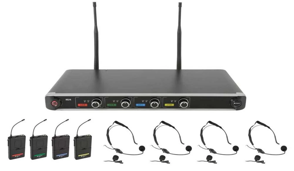 Nu4-N Quad Uhf System-Neck/Lapel