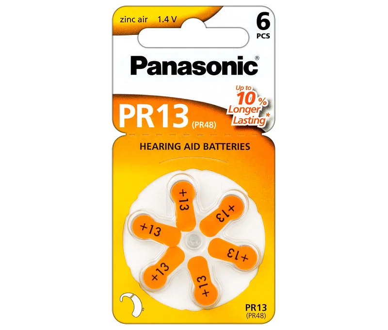 Pilha Botao Zinco Pr13 Panasonic