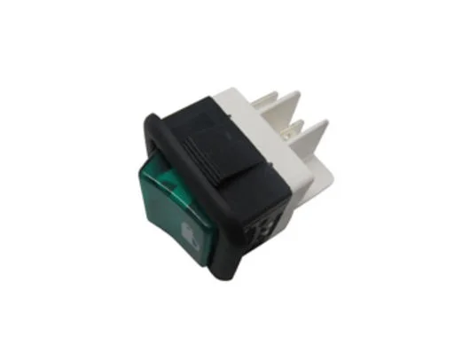 Interruptor Bipolar Luminoso Verde 220v 50hz Saeco