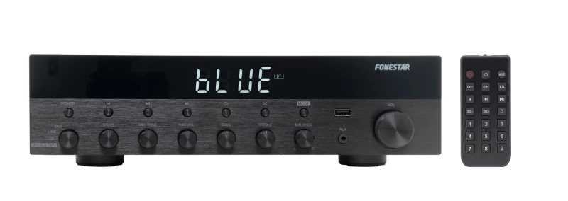 Amplificador Estéreo Hi-Fi. 60 + 60 W Rms a 4 O. Reprodutor Usb/Fm e Bluetooth.