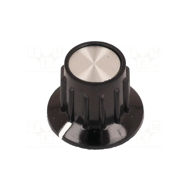 Manipulo c/Flange Baquelite Eixo 6.35mm &Oslash;14.8x15mm