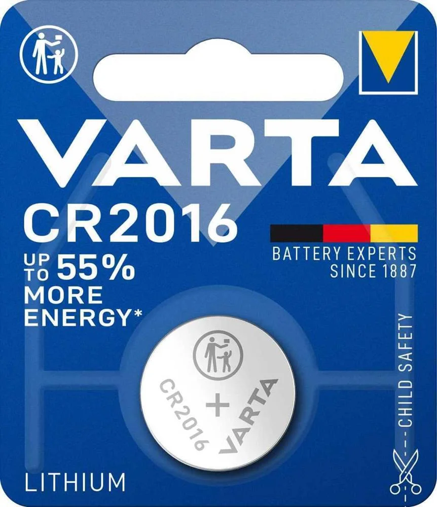 Pilha Botão Litio Cr2016 3v Varta