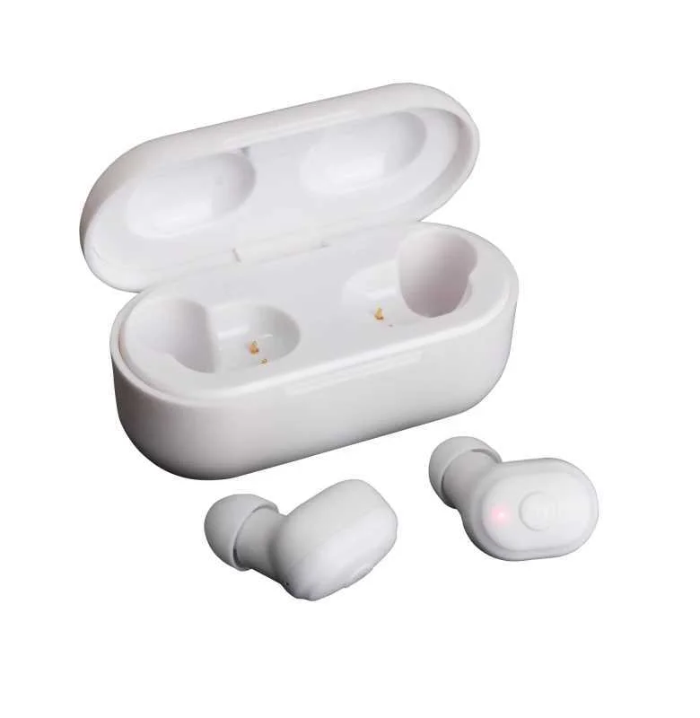 Auriculares In Ear. Sem Fios. 20-20.000 Hz. Autonomia Até 5 H. Branco.