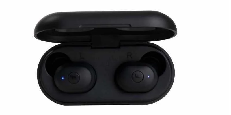Auriculares In Ear. Sem Fios. 20-20.000 Hz. Autonomia Até 5 H. Preto.