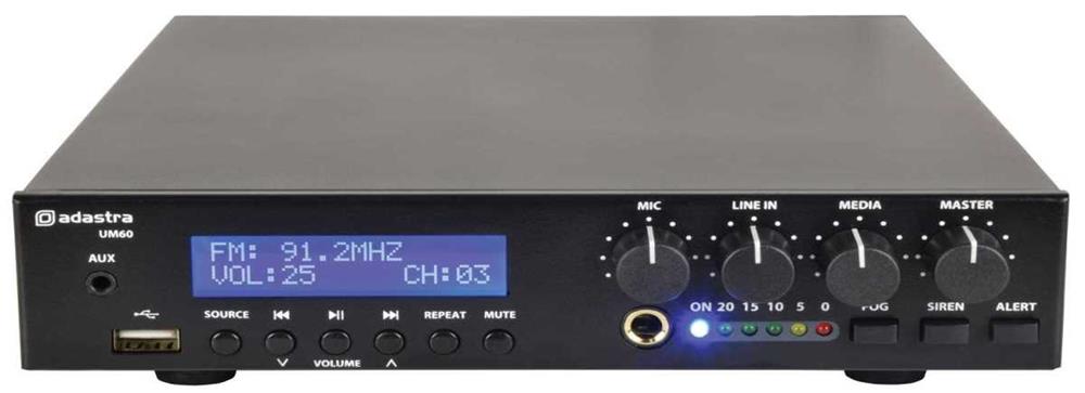 Um60 Compact 100v Mixer-Amp