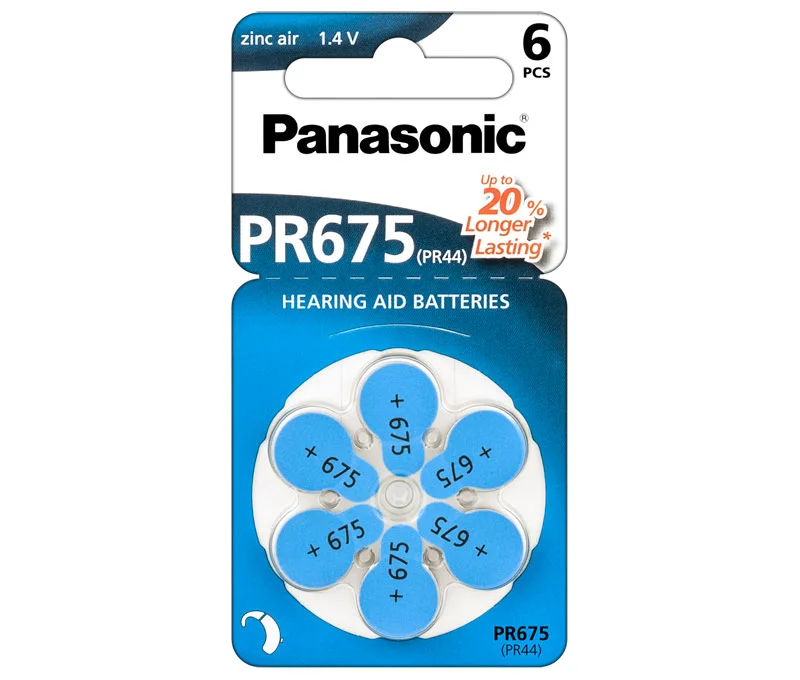 Pilha Botao Zinco Pr675 Panasonic