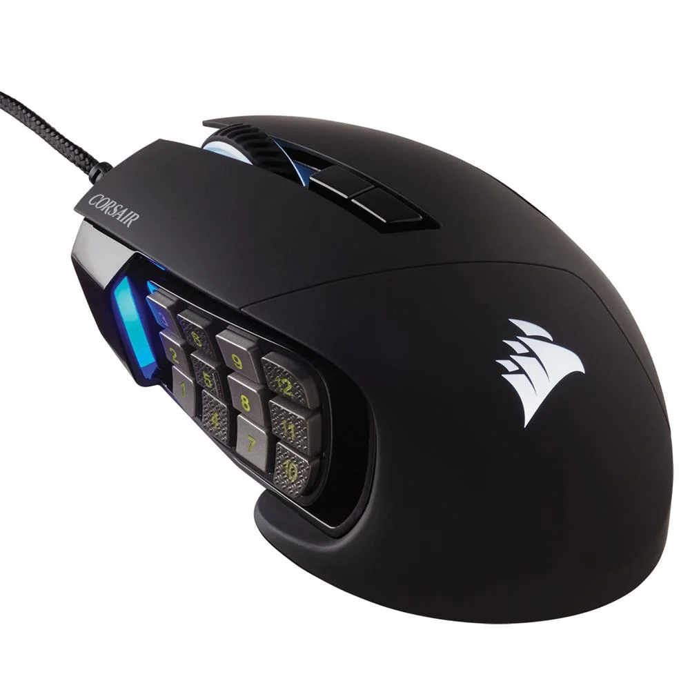 Ratón Gaming Scimitar RGB Elite Negro Corsair