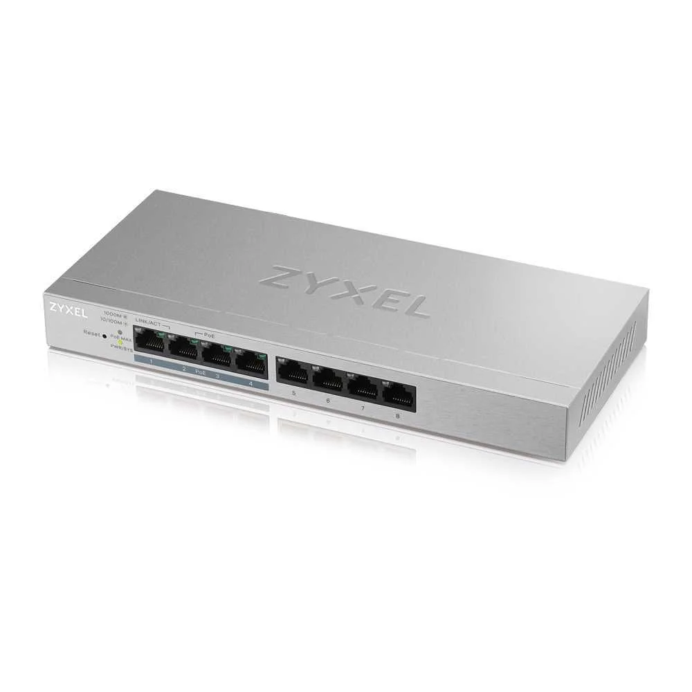 Switch Zyxel Gs1200-8hp V2 8 - 2 Capa
