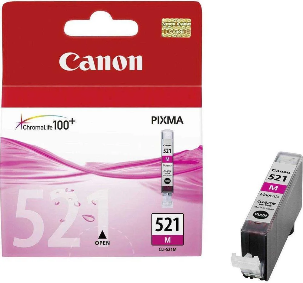 Tinteiro de Tinta Original Canon Cli-521 M Magenta