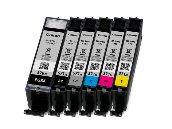 Tinteiro de Tinta Original Canon Cli-571gy Xl