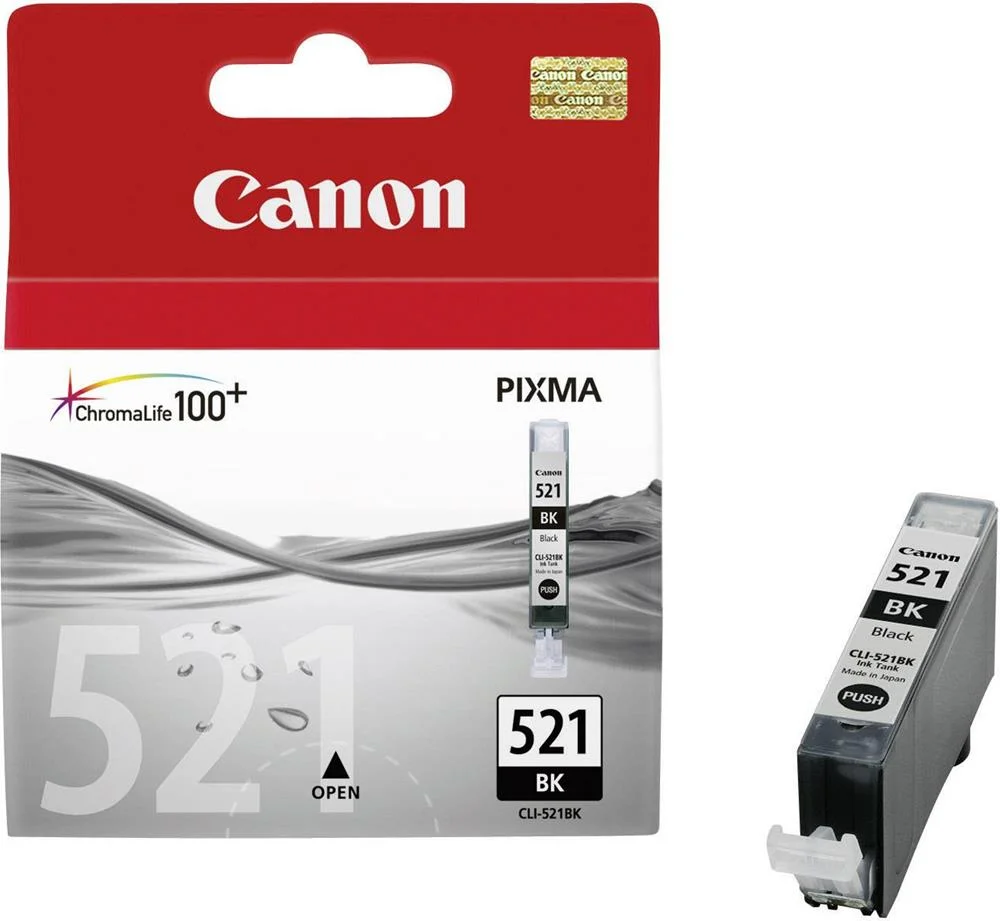Tinteiro de Tinta Original Canon 521 Preto No