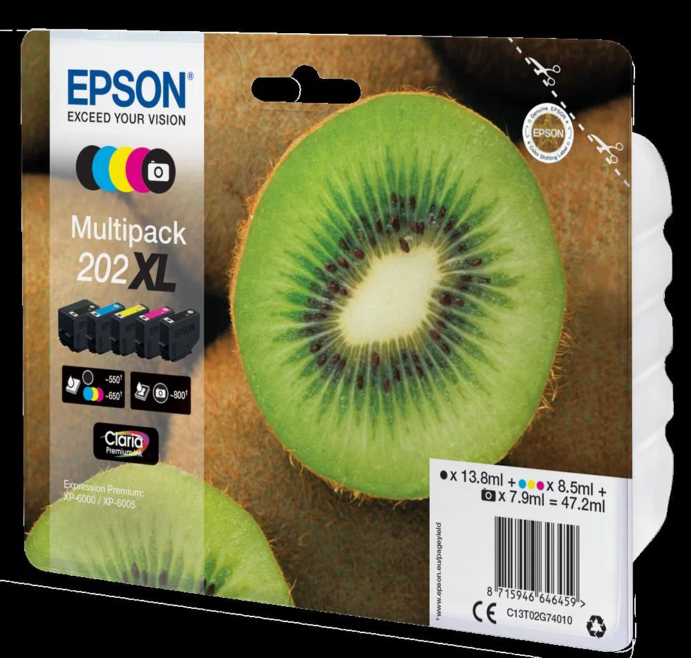 Epson Multipack Claria Premium T 202 Xl Bk / Pb /