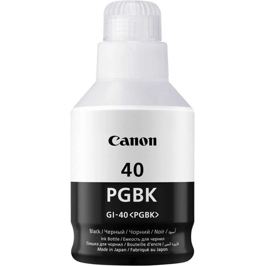 Canon Gi40 Negro Botella de Tinta Original - Gi40.