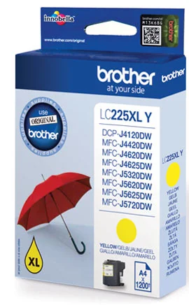 Brother Lc-225 Xly Amarelo