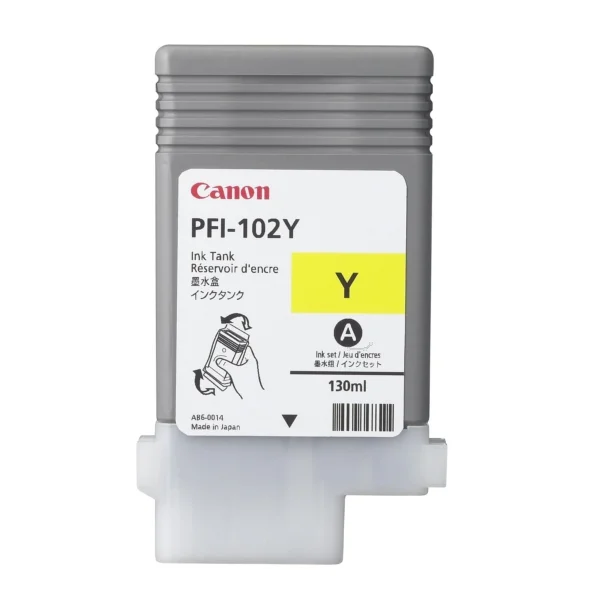 Tinta Amarela Pfi-102 e da Canon