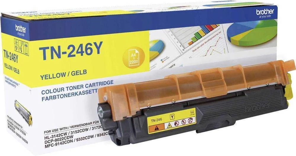 Brother Toner Tn-246y F?r Hl-3152cdw/-3172cdw/ High Capacity Yellow