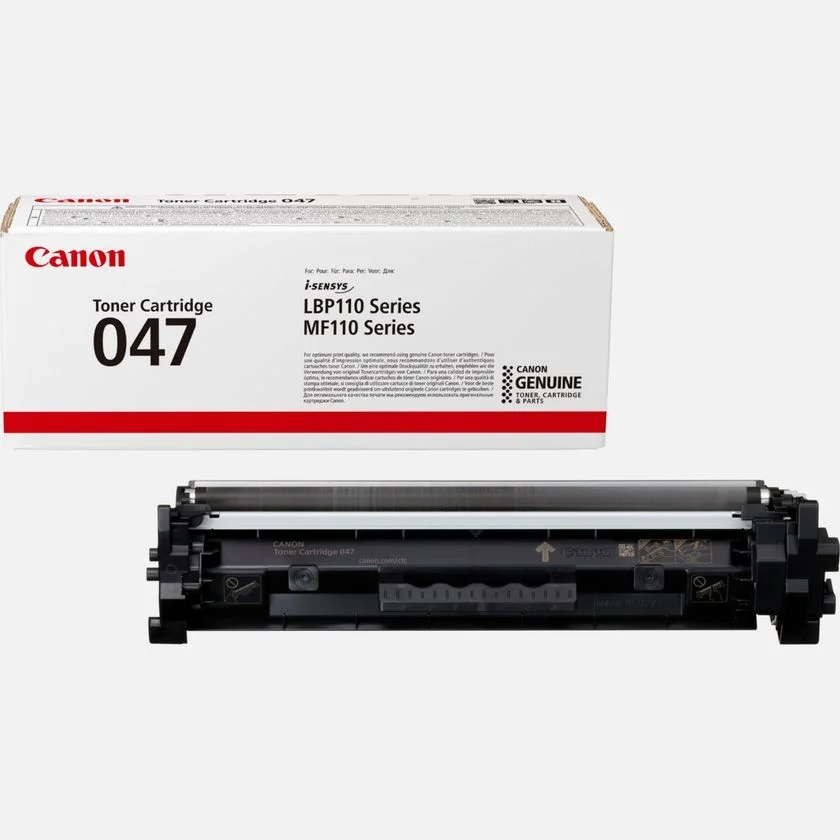 Canon Toner Cart. Crg 047 Bk F?r I-Sensys Lbp-112/Lbp-113w/ Mf112/Mf113w Black Standard Capacity (21
