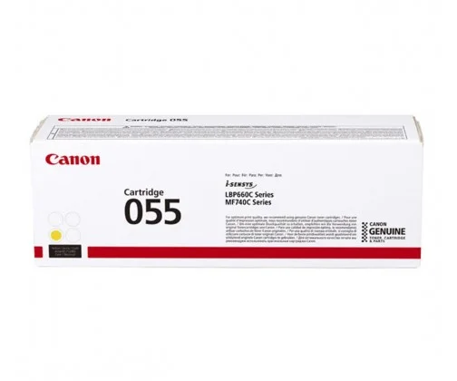 Cartucho de Toner Canon 055 e Amarelo