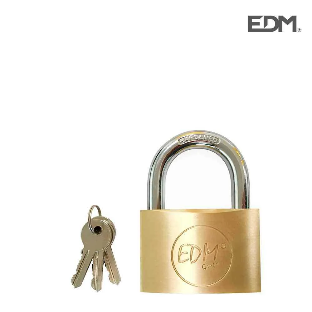 CANDADO LATON ARCO NORMAL 50X30MM BLISTER