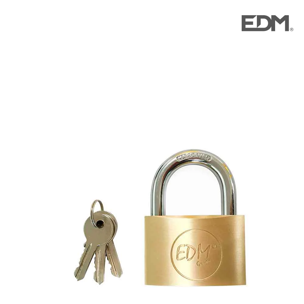 CANDADO LATON ARCO NORMAL 40X23MM BLISTER