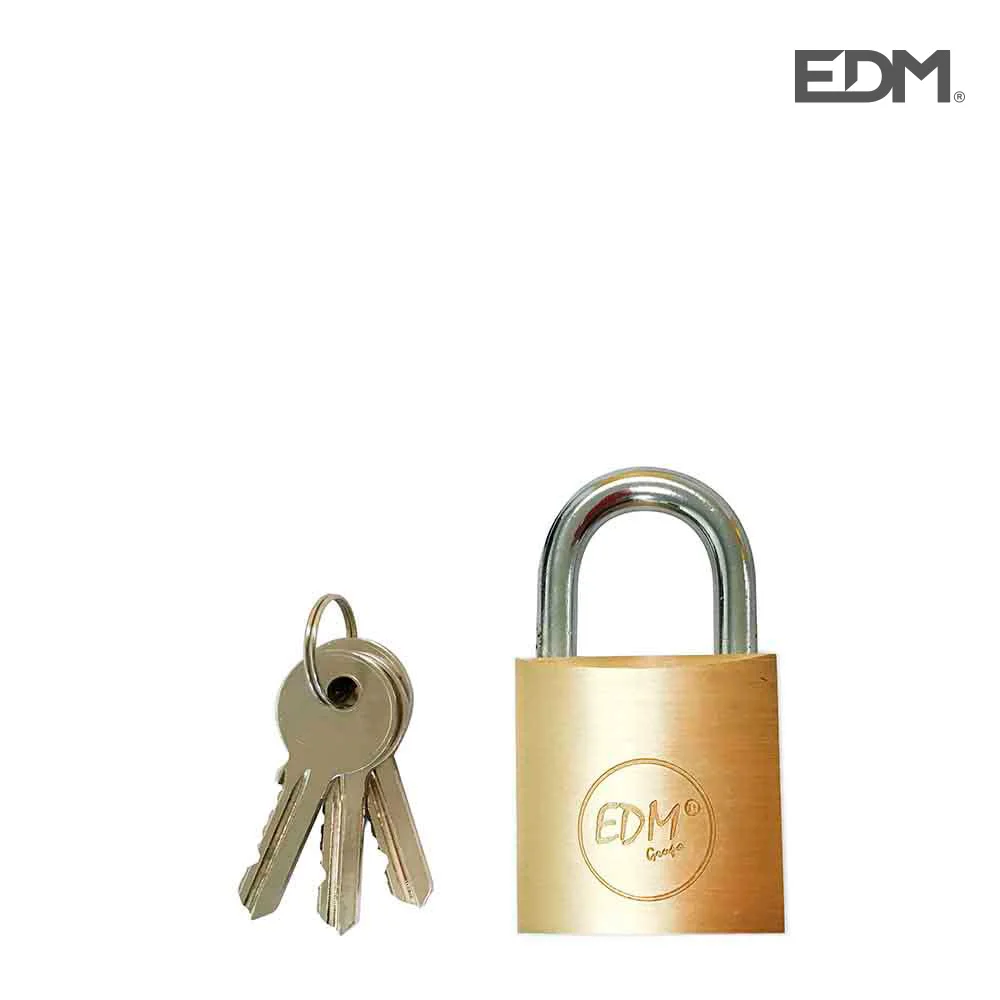 CANDADO LATON ARCO NORMAL 30X17MM BLISTER