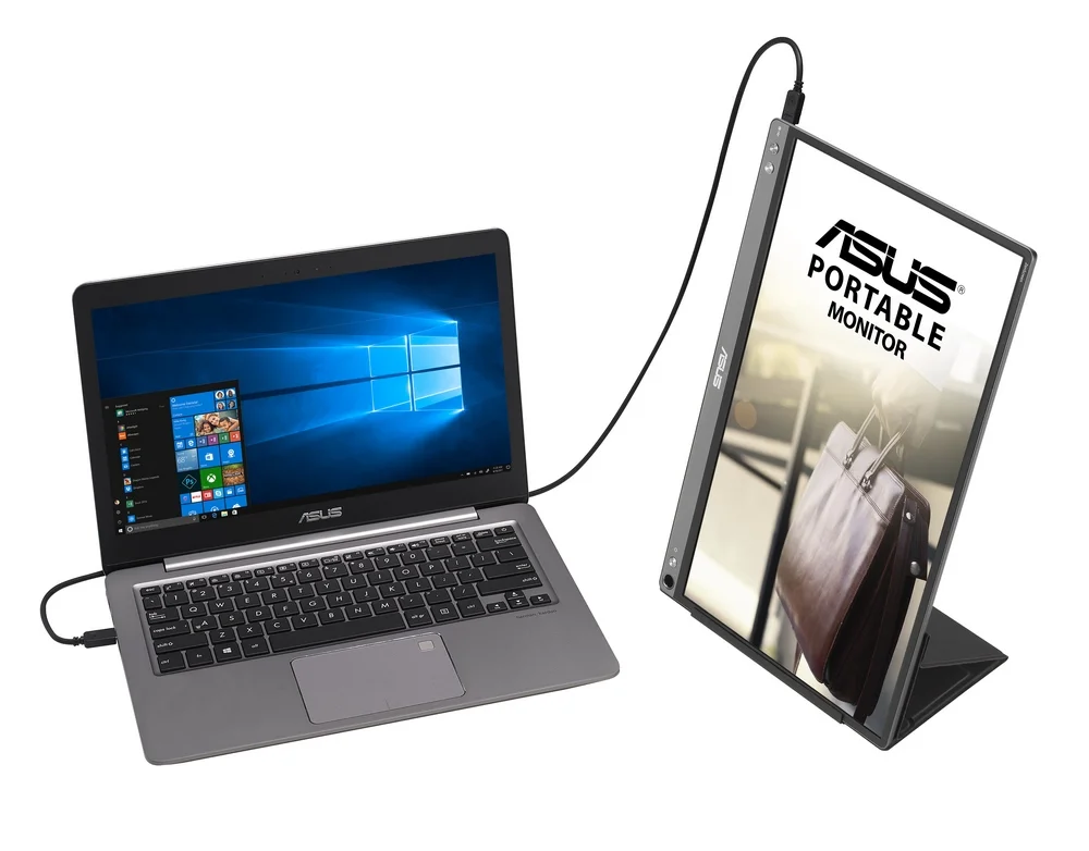 Monitor Zenscreen LED 15.6" Mb16ace Full Hd Cinzento - Asus